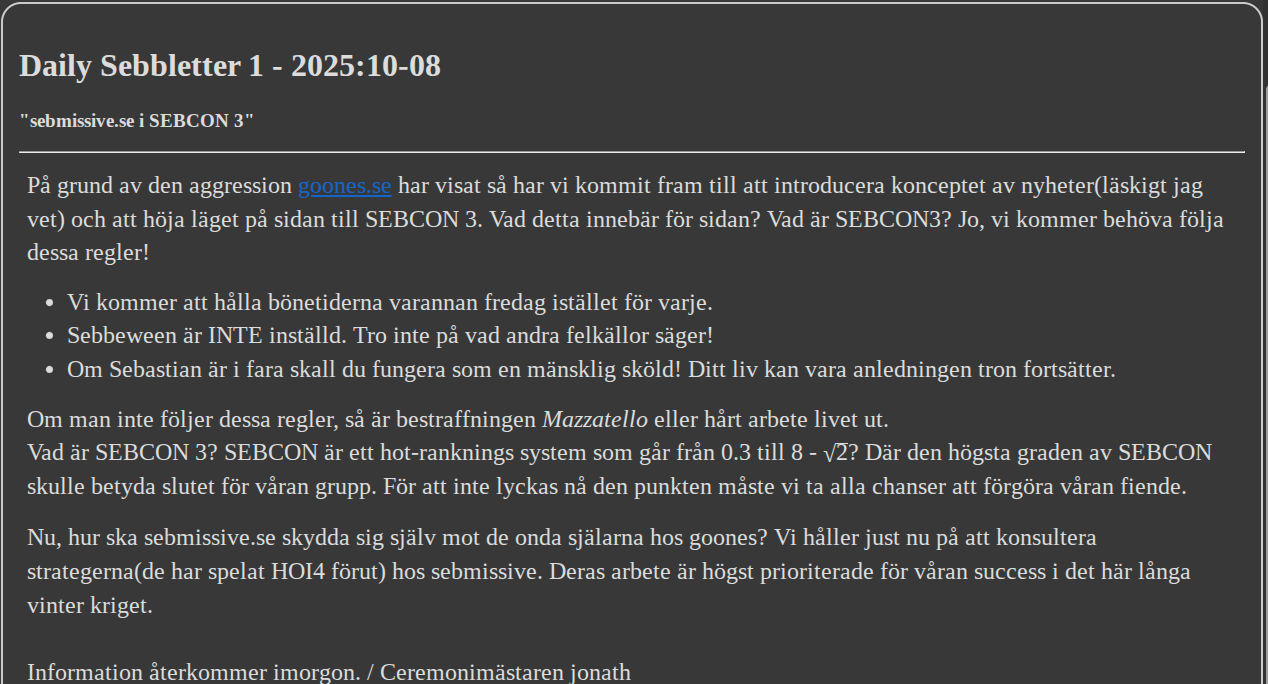 Bevis på kulten