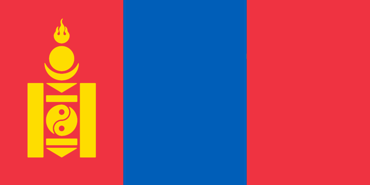 Mongoliska flaggan