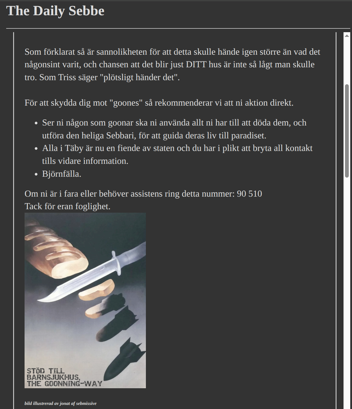 Bevis på folkmordsuppmaning